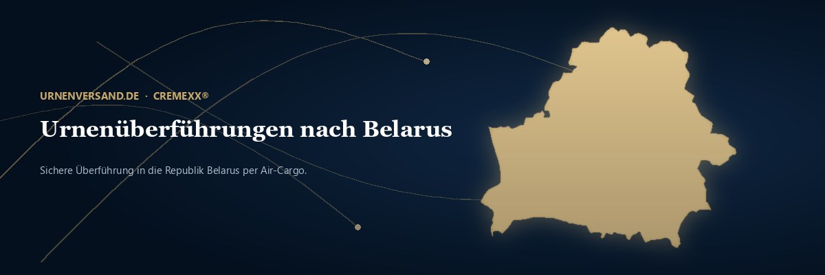 Urne nach Belarus &uuml;berf&uuml;hren