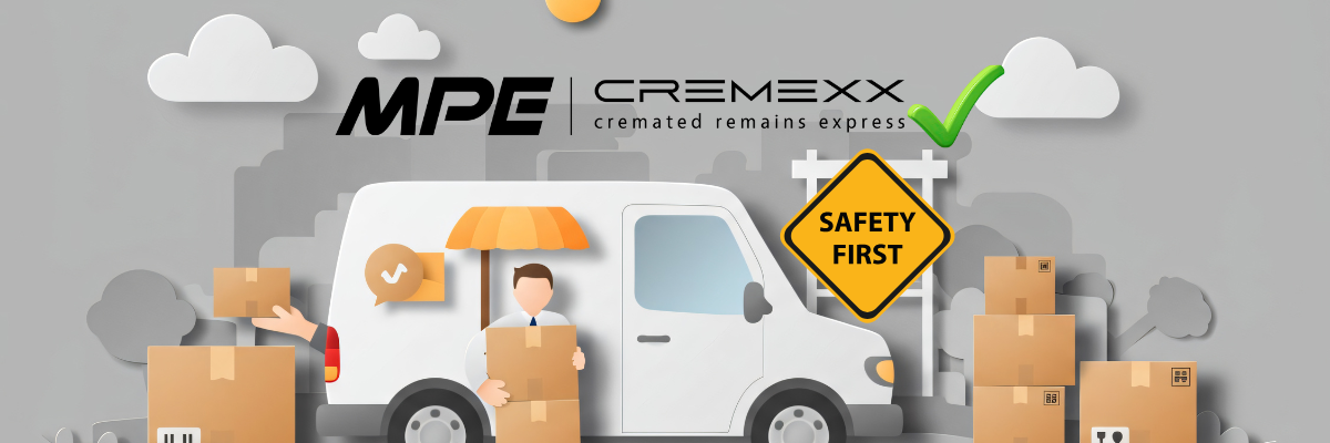 Fachgerechte Urnenverpackung f&uuml;r den sicheren Transport