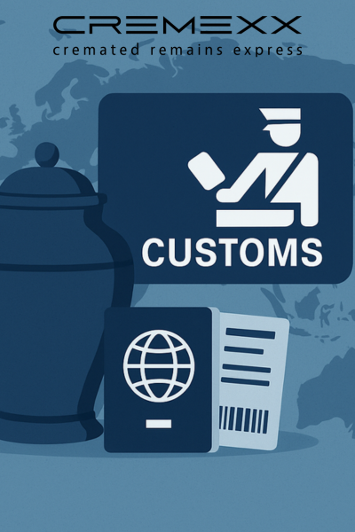 Unterlagen f&uuml;r Urnenversand USA - Sterbeurkunde, Kremationsbescheinigung